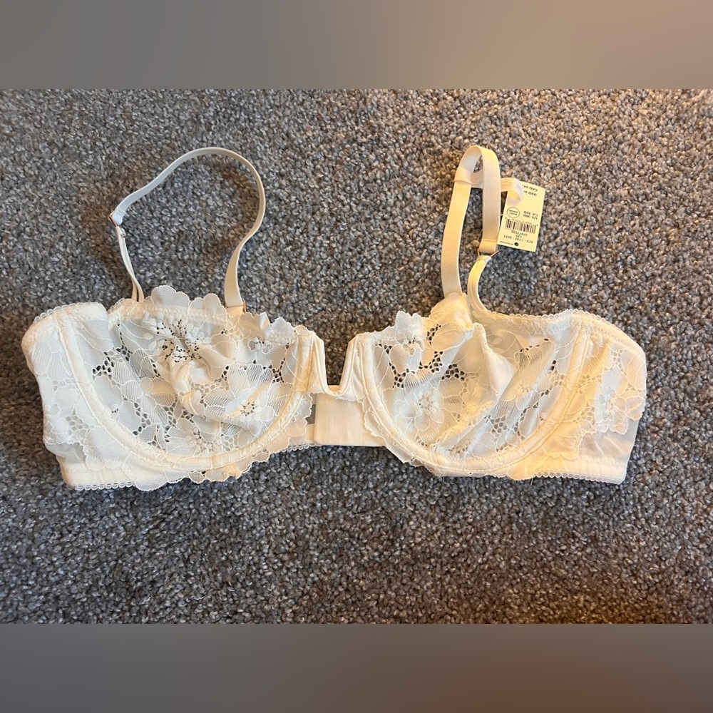 Aerie Lace Bra - White